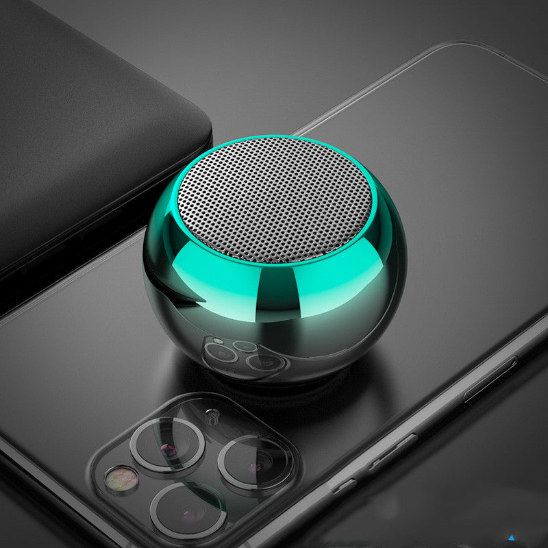 Kolorowe głośniki bezprzewodowe M3 3D Mini galwanizowane, okrągłe, stalowe, armatnie, głośnik Bluetooth, obsługa radia, dysk U, subwoofer