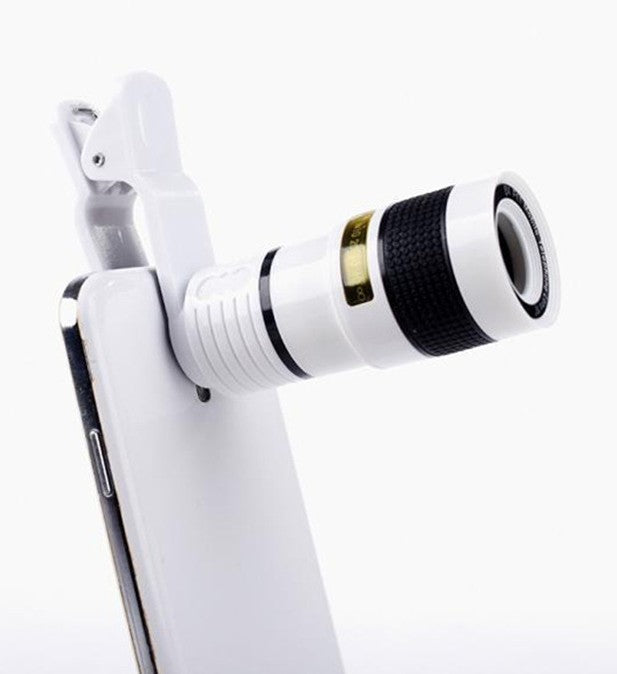 Teleskopowy obiektyw do telefonu komórkowego Zoom Clip-On do telefonu Galaxy S3 S4 S5 S6 S7 Edge