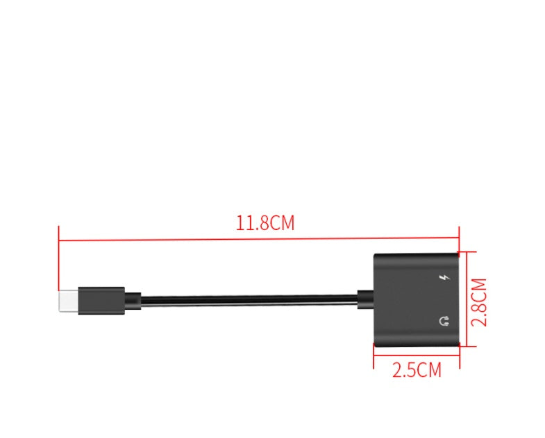 Przejściówka USB-C do gniazda słuchawkowego jack 3,5 mm