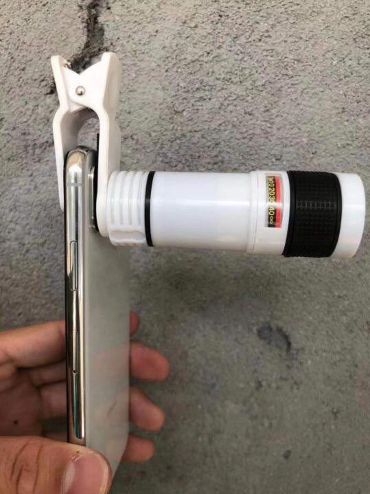 Teleskopowy obiektyw do telefonu komórkowego Zoom Clip-On do telefonu Galaxy S3 S4 S5 S6 S7 Edge