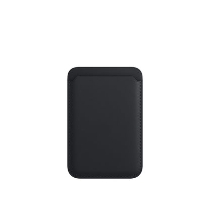 Etui na karty Magsafe z magnetycznym, luksusowym skórzanym portfelem do telefonu 14 Pro Max 13 12 z uchwytem na telefon i osłoną na akcesoria