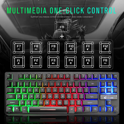 Mechaniczna klawiatura gamingowa RGB