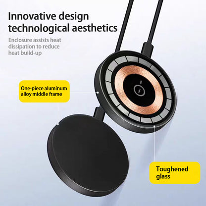 Ładowarka bezprzewodowa Qi 15 W z magnetycznym ładowaniem bezprzewodowym jest odpowiednia do modeli telefonów komórkowych 12, 13, 14, 15 i 16 cali